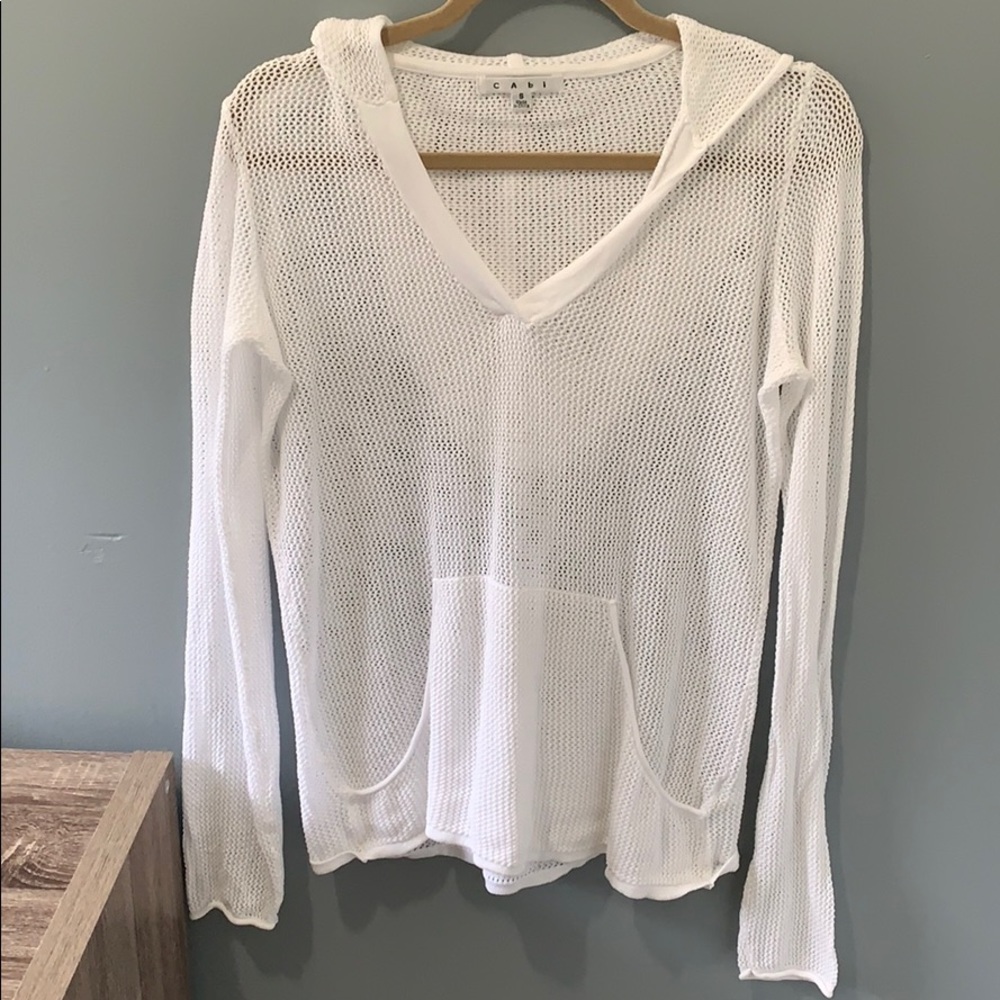 CAbi Portside Hoodie or Coverup style 853 size S